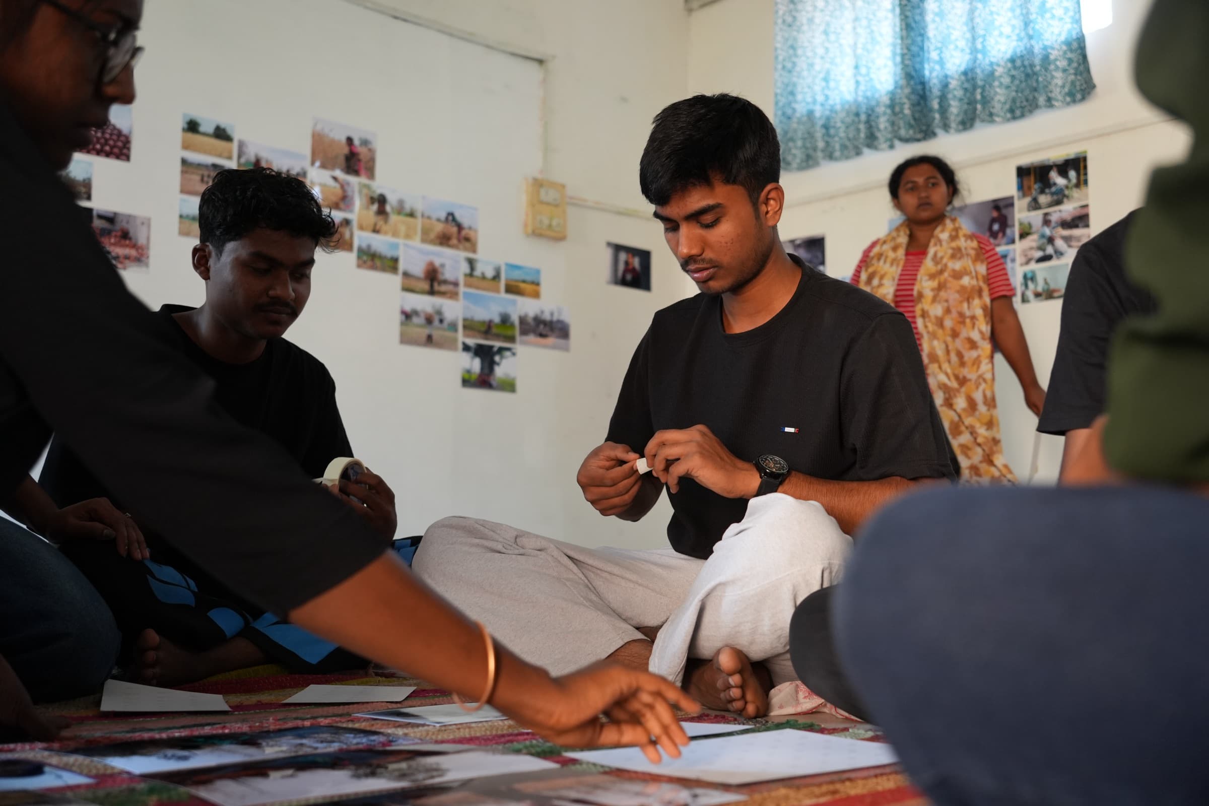 Community fieldwork in rural Madhya Pradesh